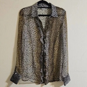 Graciela Grin Animal Print Blouse